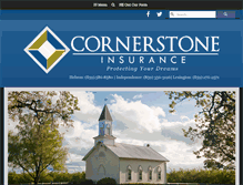 Tablet Screenshot of cornerstoneinsllc.com